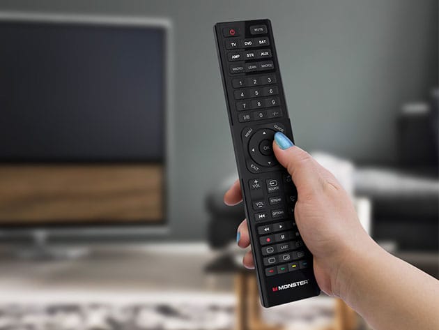 Monster 6-in-1 Universal Remote Control for $14