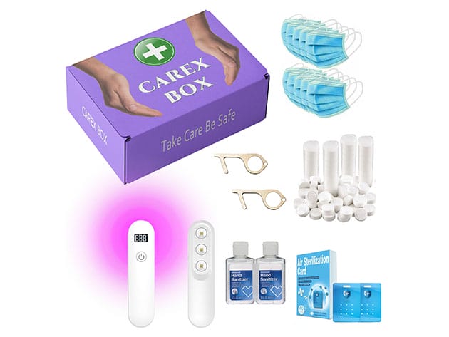 The Social Distancing Sanitizing Bundle (Super Pack) for $69