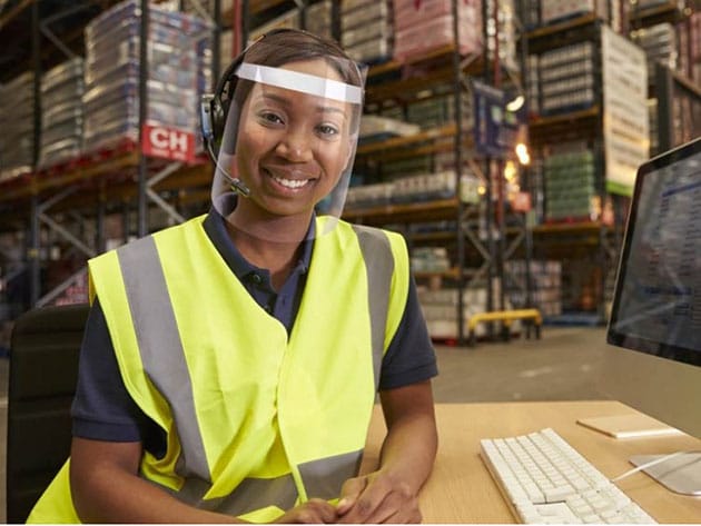 Lightweight Full-Face Shield: 10-Pack for $39