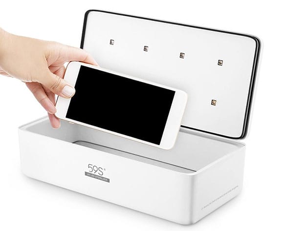 59S® UV-C LED Light Sterilization Box for $67