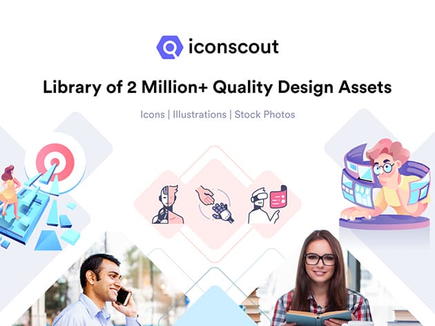 Iconscout Unlimited Icons Plan: 2-Yr Subscription for $49