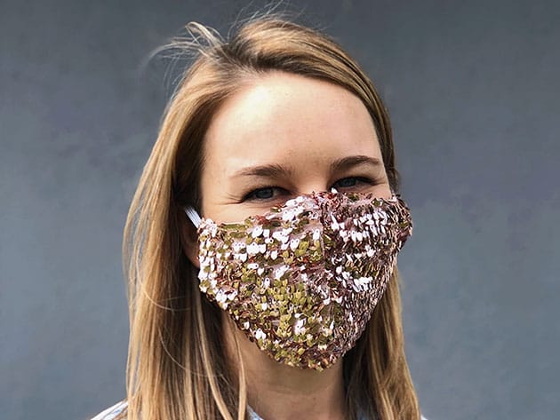 Sequin Face Mask for $20