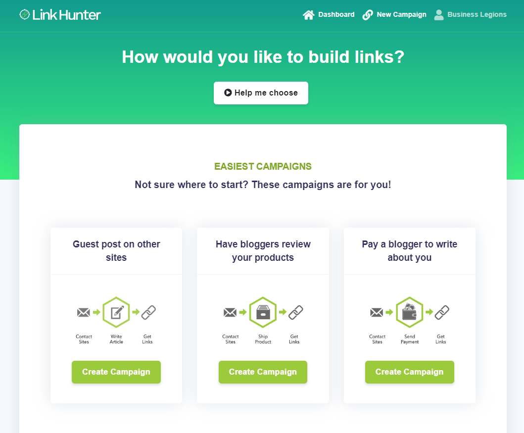 Business Legions LinkHunter Business Legions LinkHunter
