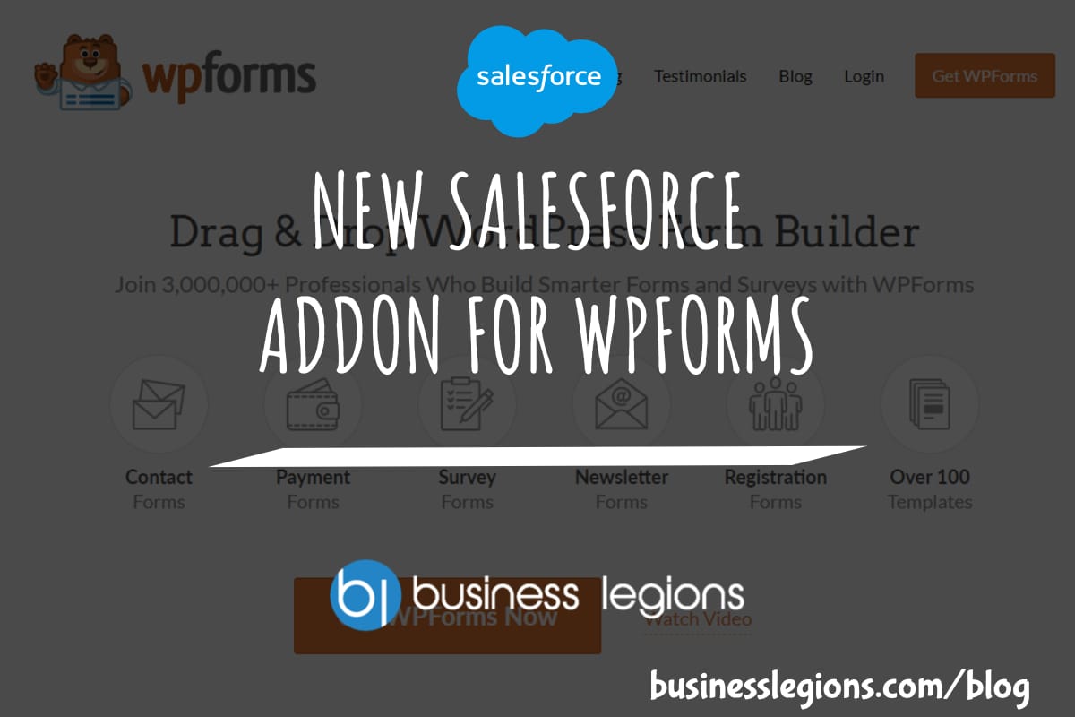 Business Legions NEW SALESFORCE ADDON FOR WPFORMS header