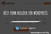 BEST FORM BUILDER FOR WORDPRESS