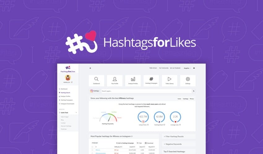 HashtagsForLikes Lifetime Deal for $59