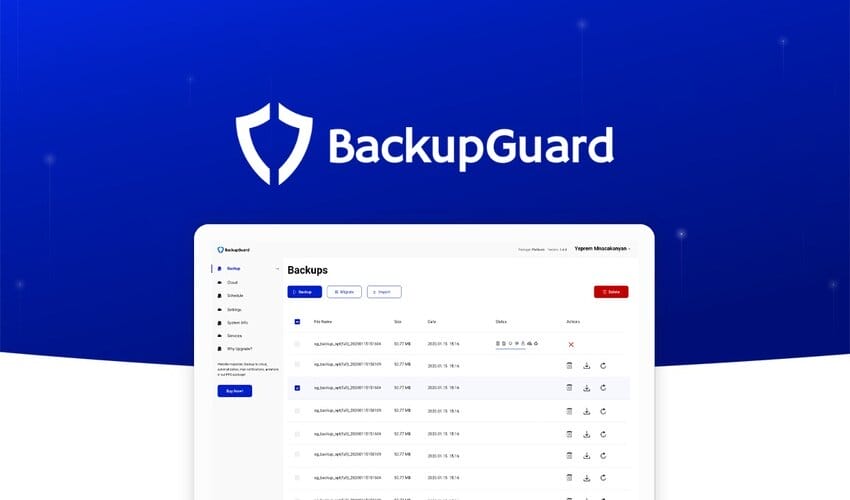 BackupGuard WordPress Plugin Lifetime Deal for $39