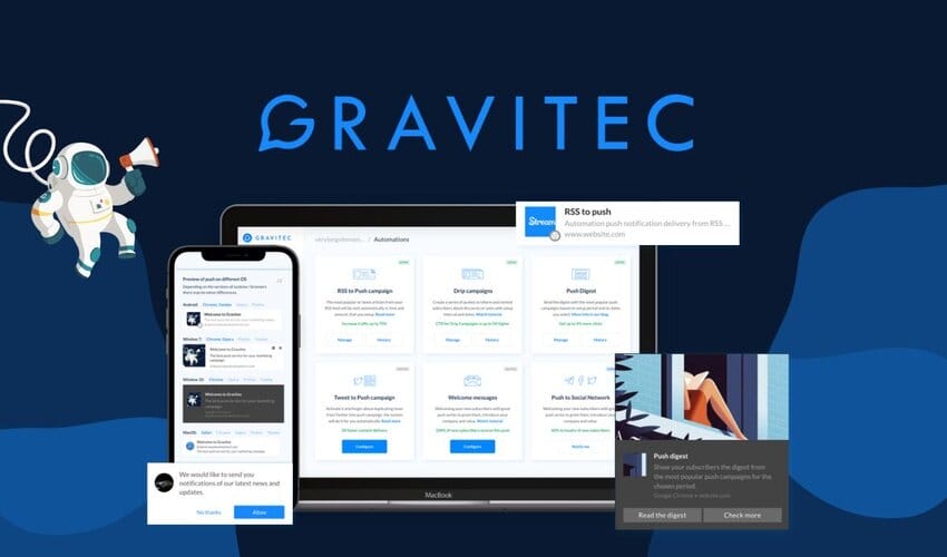 Business Legions - Gravitec Lifetime Deal for $39