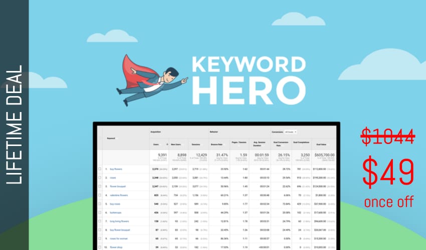 Keyword Hero Lifetime Deal for $49