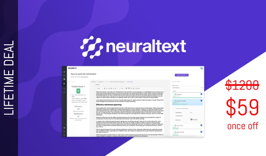 Business Legions - NeuralText Lifetime Deal for $59