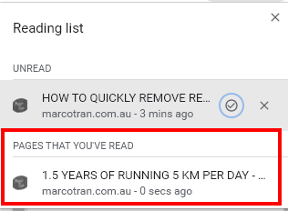 Business Legions Remove Chrome Reading List menu read section