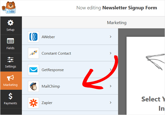 Business Legions Use Mailchimp and WPForms mailchimp WPForms integration