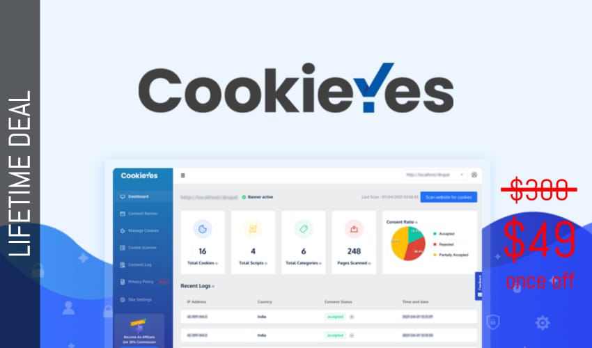 Business Legions - CookieYes Lifetime Deal for $49