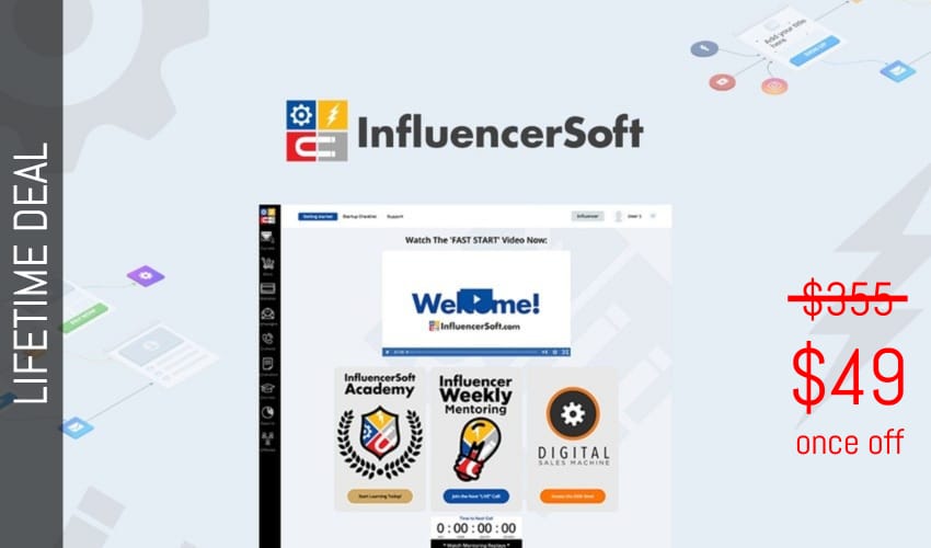 InfluencerSoft Lifetime Deal for $49