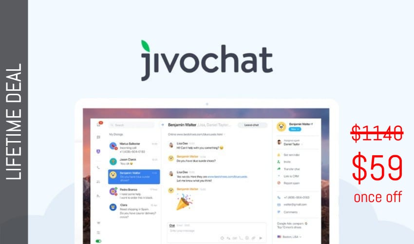 JivoChat Lifetime Deal for $59