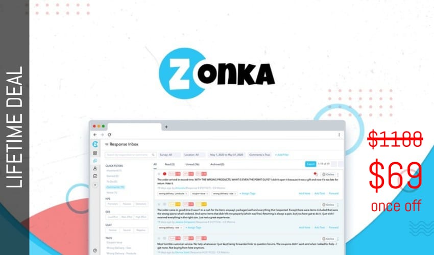 Business Legions - Zonka Feedback Lifetime Deal for $69
