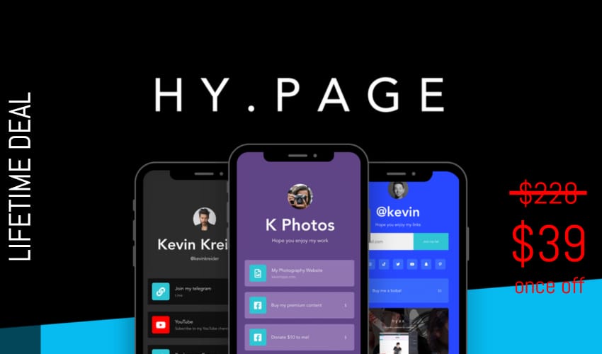 Hy.page Lifetime Deal for $39