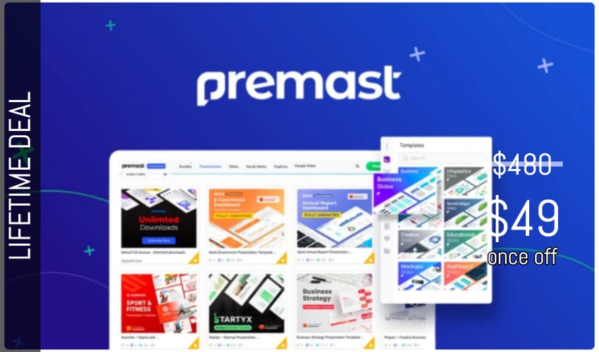 Premast Templates & Plus Lifetime Deal for $49