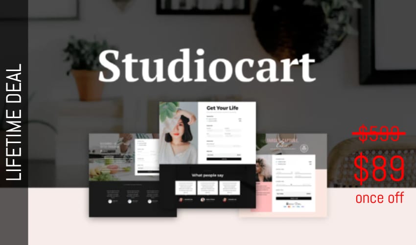 Studiocart Lifetime Deal for $89