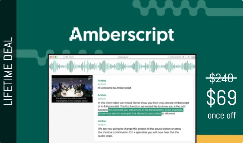 Aberscript Lifetime Deal  for $69