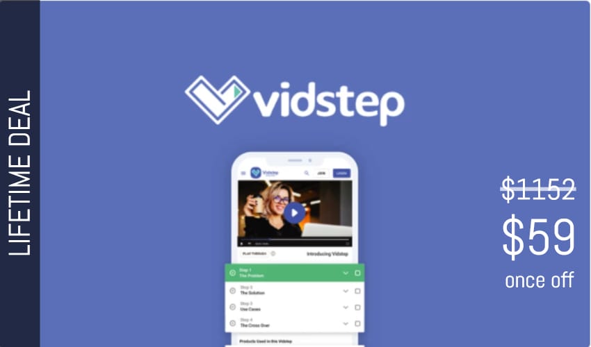 Vidstep Lifetime Deal for $59