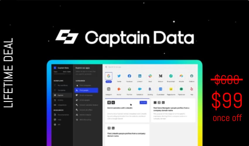 Business Legions - Captain Data Lifetime Deal for $99