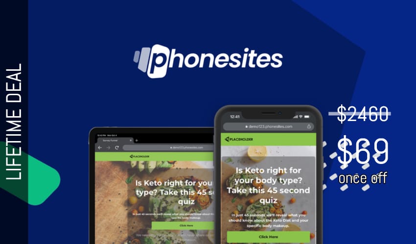 Phonesites Lifetime Deal for $69
