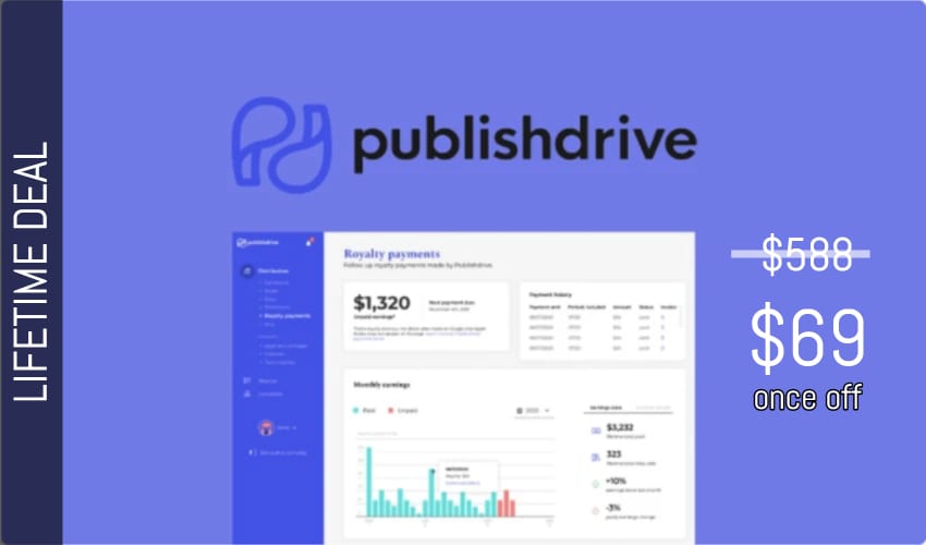 Publishdrive Lifetime Deal for $69