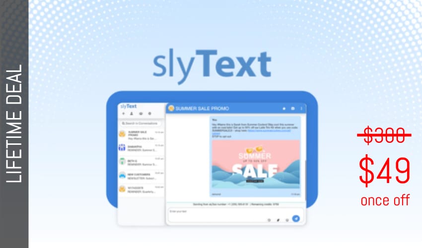 SlyText Lifetime Deal for $49