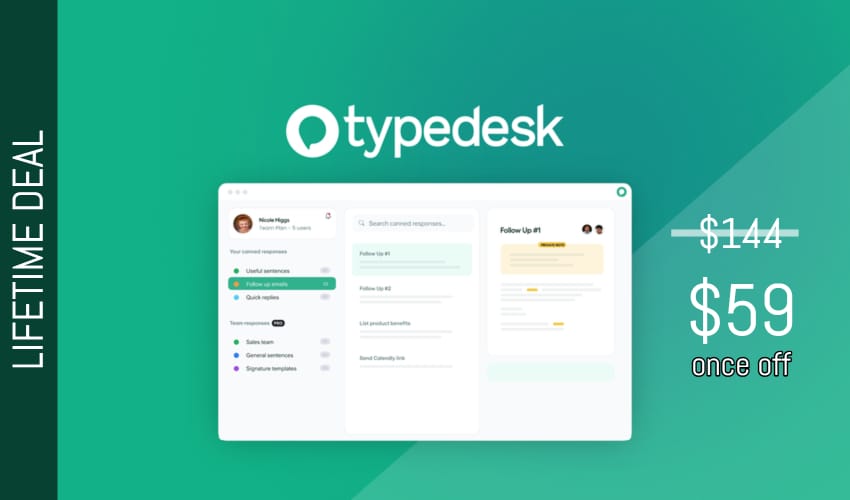 Typedesk Lifetime Deal $59