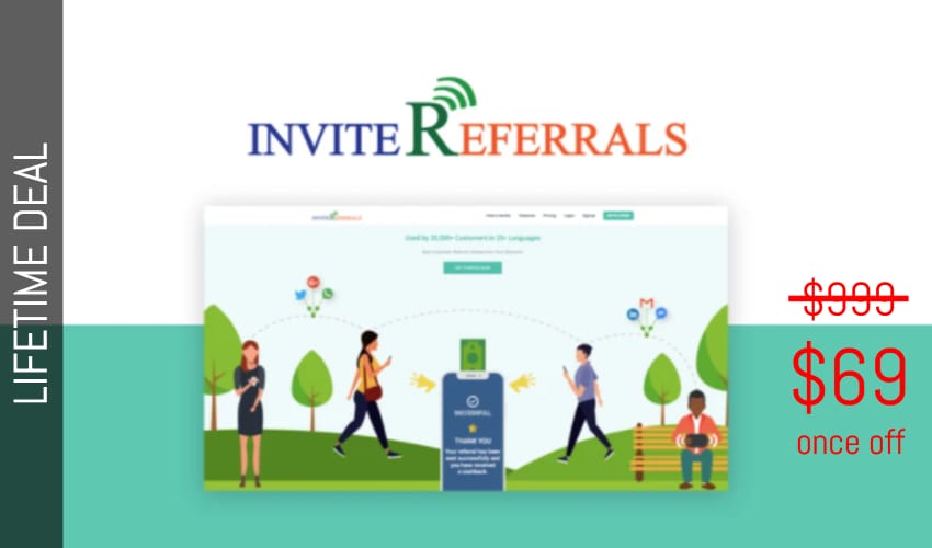 InviteRefeerals Lifetime Deal for $69