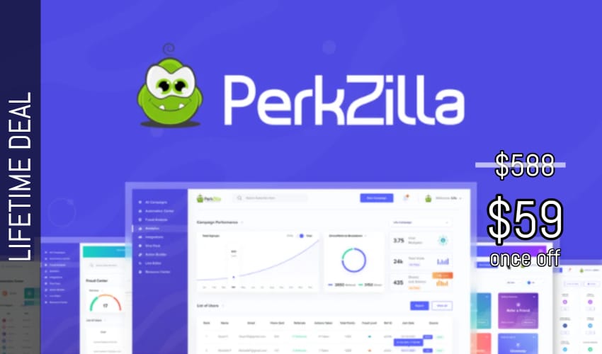 PerkZilla Lifetime Deal for $59