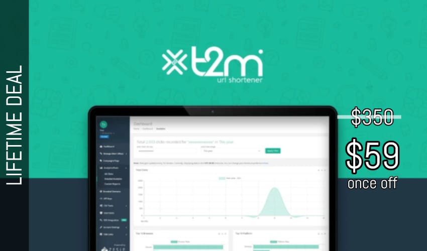 Business Legions - T2M URL Shortener Lifetime Deal for $59