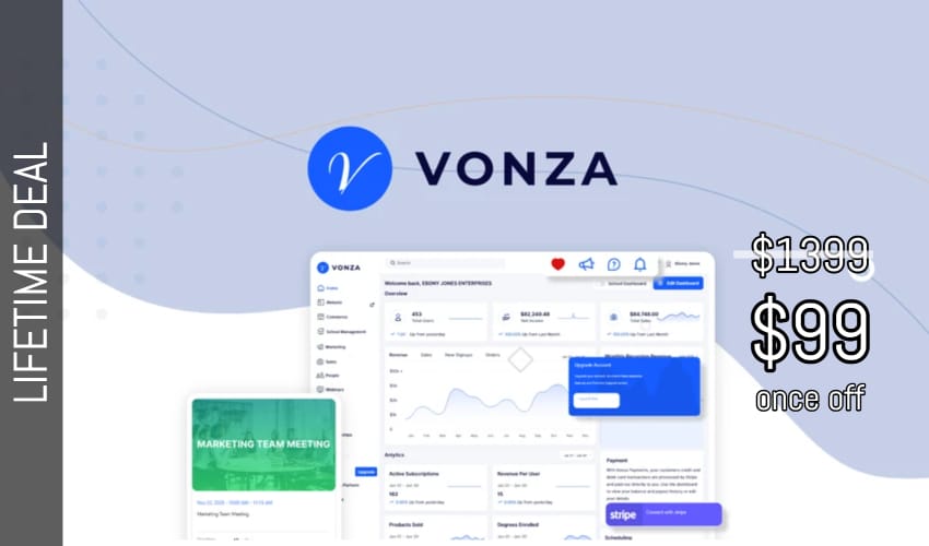 Vonza Lifetime Deal for $99