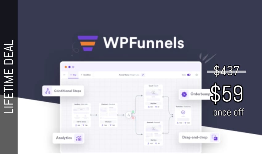 WPFunnels Lifetime Deal for $59