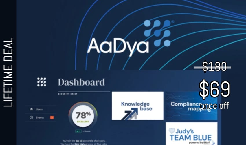 AaDya Security Lifetime Deal for $69