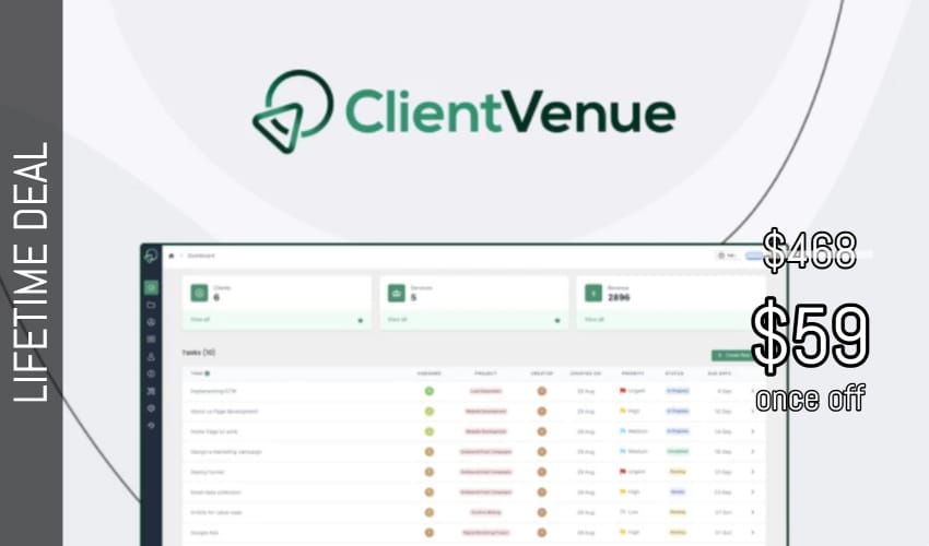 Business Legions - ClientVenue Lifetime Deal for $59