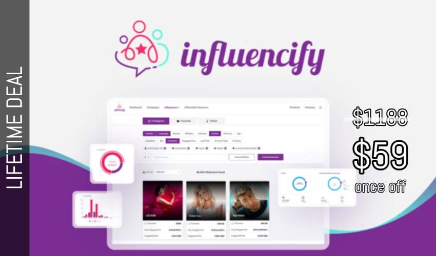 Influencify Lifetime Deal for $59