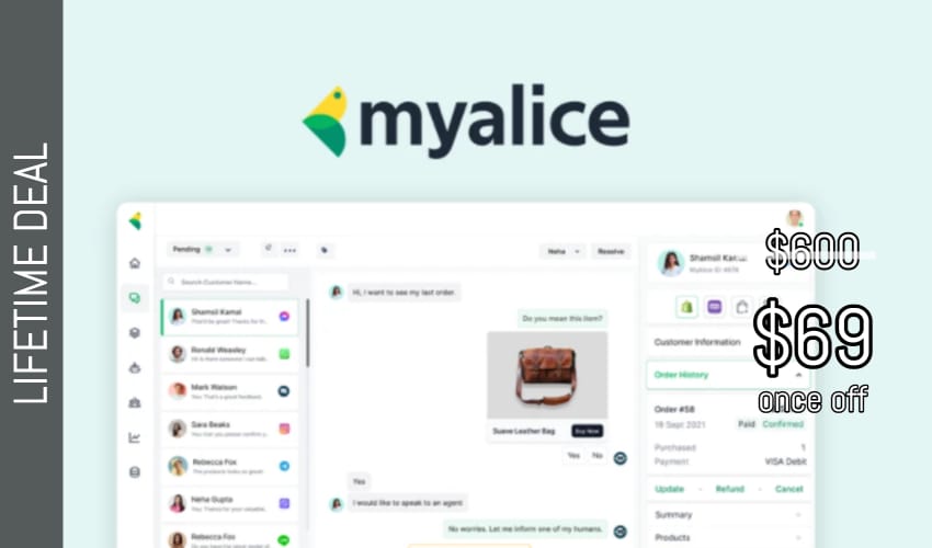 MyAlice Lifetime Deal for $69