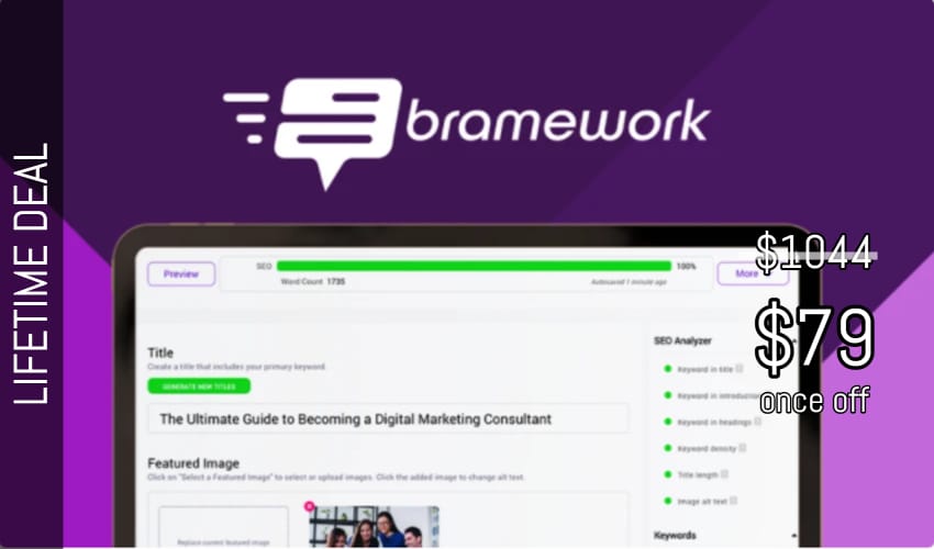 Business Legions - bramework Lifetime Deal for $79