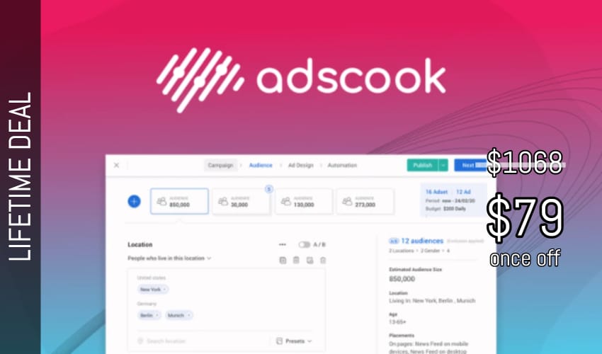 Adscrook Lifetime Deal for $79