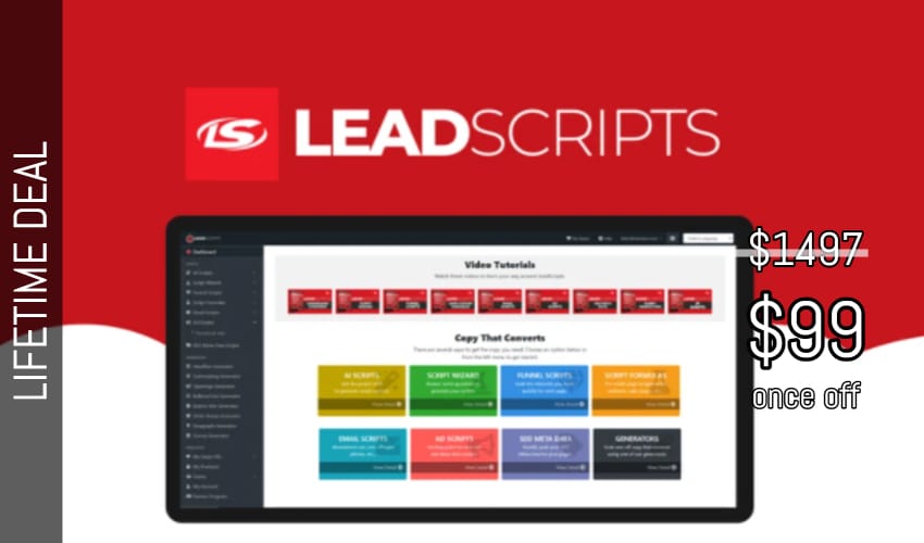 LeadScripts Lifetime Deal for $99