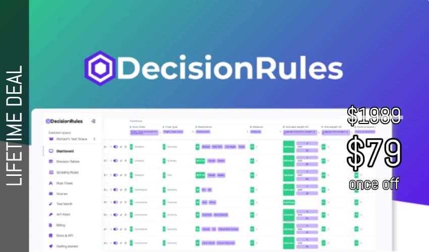 DecisionRules Lifetime Deal for $79