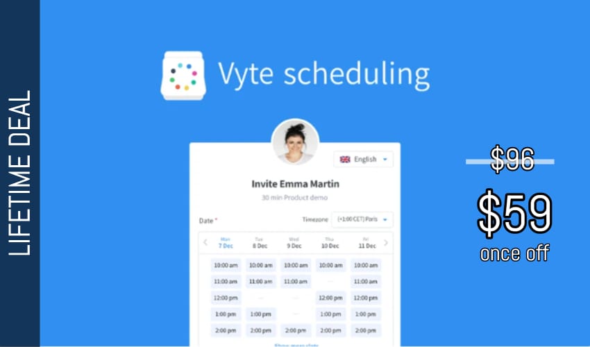 Vyte scheduling Lifetime Deal for $59