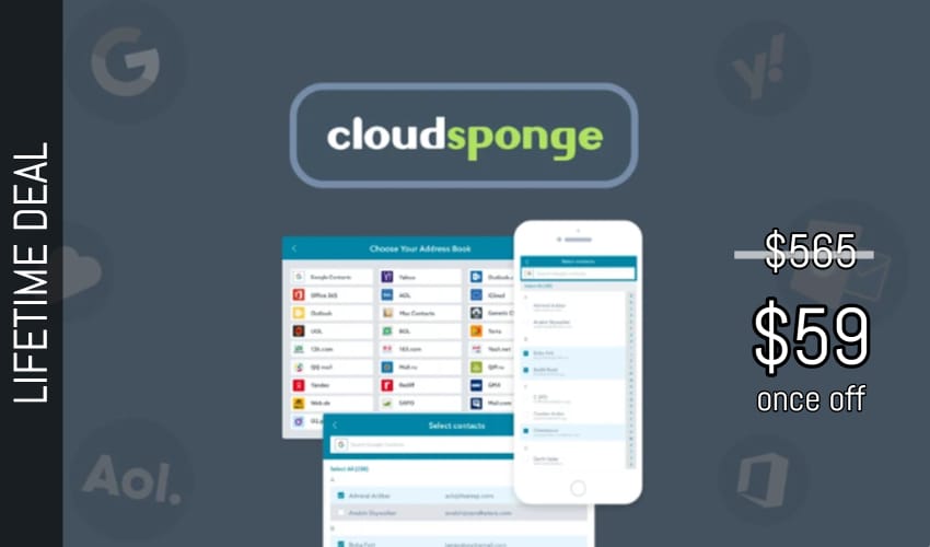 CloudSponge Lifetime Deal for $59