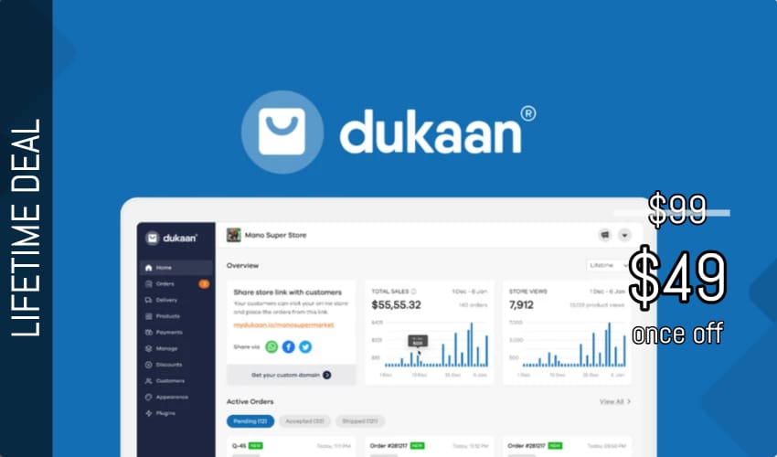 Dukaan Lifetime Deal for $49