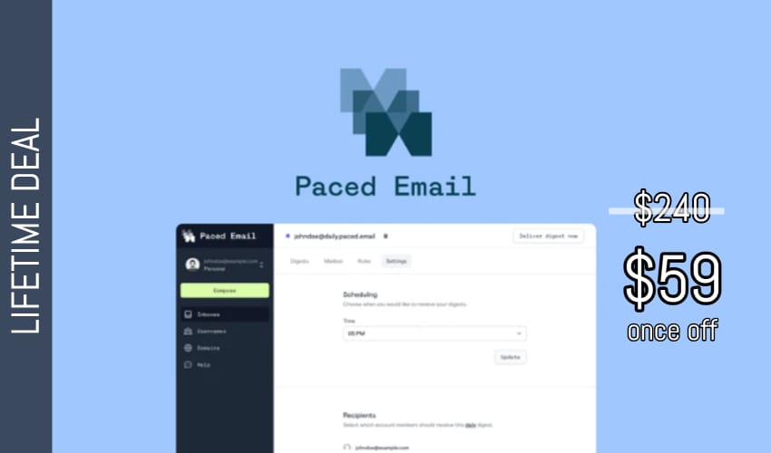 Business Legions - Paced Email Lifetime Deal for $59