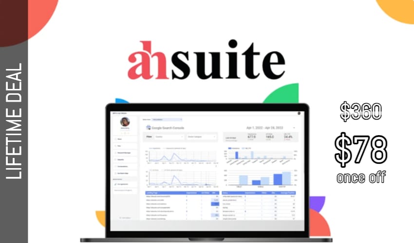 Ahsuite Lifetime Deal for $78