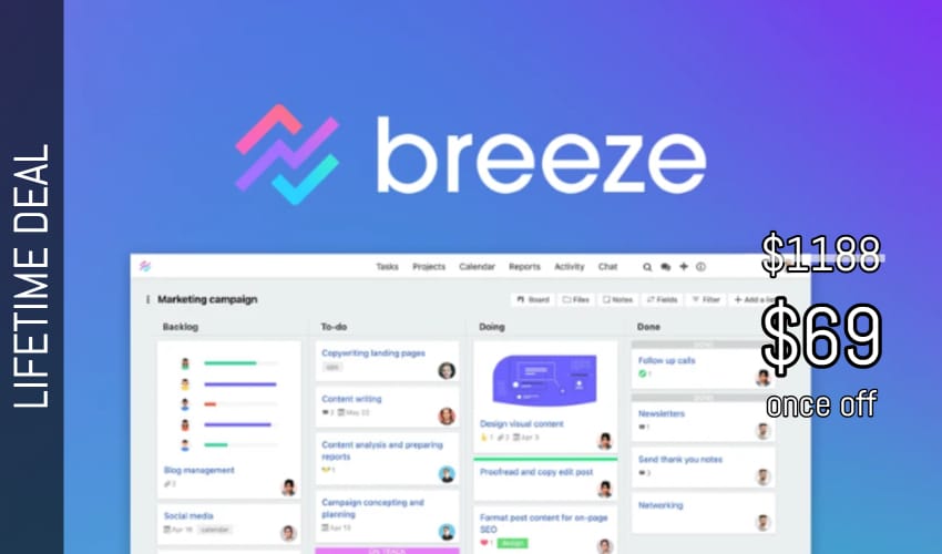 Business Legions - Breeze Lifetime Deal for $69