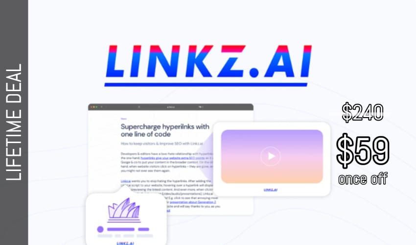 Linkz.ai Lifetime Deal for $59